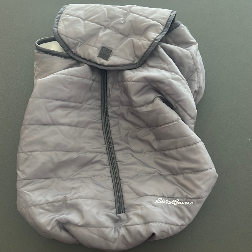 Newborn Eddie Bauer car seat cover